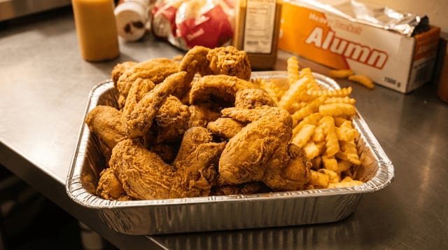 Eight Piece Chicken Wings Combo.